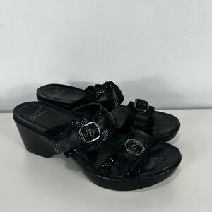 DANSKO jessi black sequins sandal
